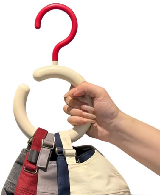 뷰니들 모자걸이 행거 후크 가방걸이 무타공 모자정리 정리 스카프걸이 넥타이걸이, 1개, 핑크