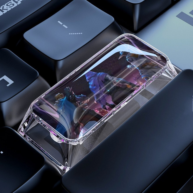 발로란트 투명 2.25U 쉬프트키 SHIFT키 기계식 키보드 키캡, E