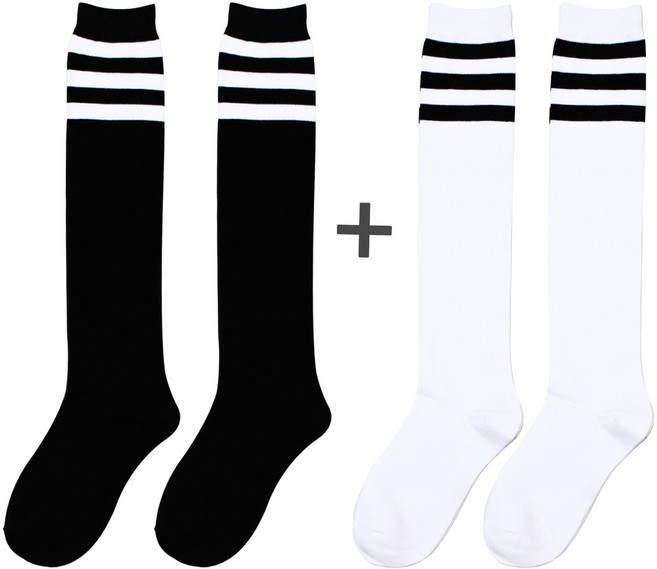 무지앤골지 [초특가!] 국산 여성용 골프 삼링글 니삭스 4족세트