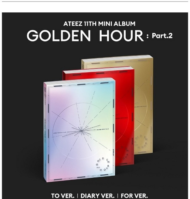 에이티즈 GOLDEN HOUR: PART.2 골든아워 파트2 11집 미니 앨범 미개봉 새상품, FOR