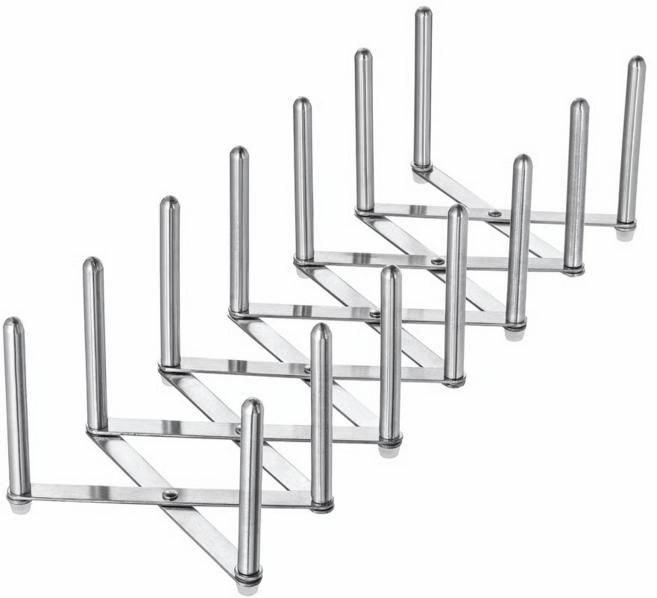 이케아 VARIERA 바리에라 냄비뚜껑정리대 스테인리스 401.640.75, 1개