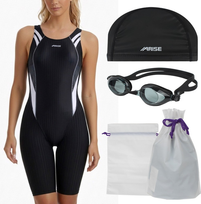 어라이즈 여성 반신 빅사이즈 수영복 세트 ASIW118HBGCP