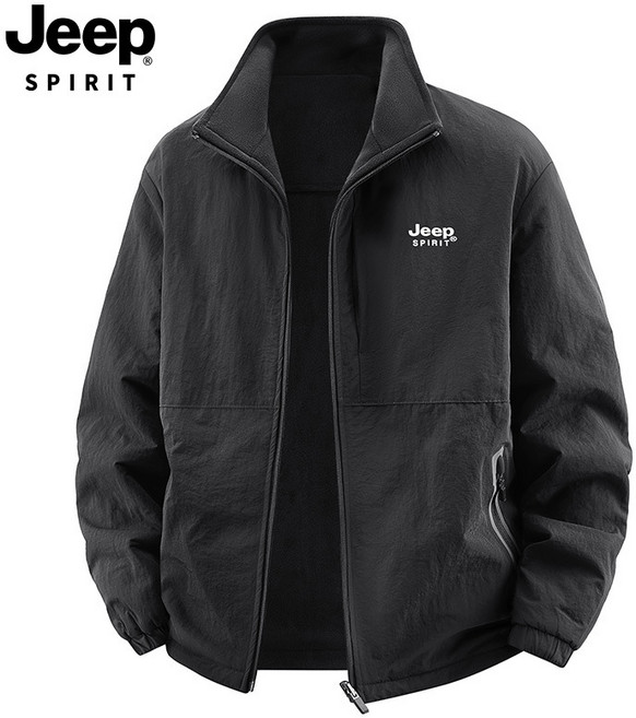지프스피릿 남성 겨울 양면자켓 기모 안감 재킷 바람막이 캐주얼 점퍼 6306