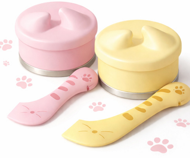 히야펫 강아지 캔 뚜껑 따개 세트 캔커버 밀폐 보관용, 1개, 옐로우세트