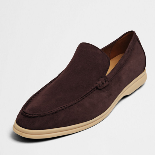 보닌 양가죽 스웨이드 썸머워크 커먼 로퍼 RO051DBR