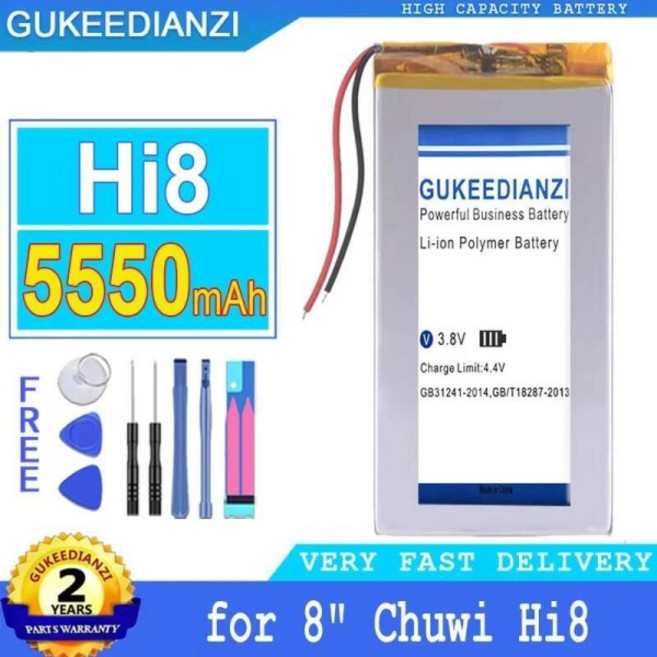Chuwi HI 8 윈도우즈 3263156 3565158 태블릿 5550mAh 배터리 프리미엄 교체용 Hi8 2선