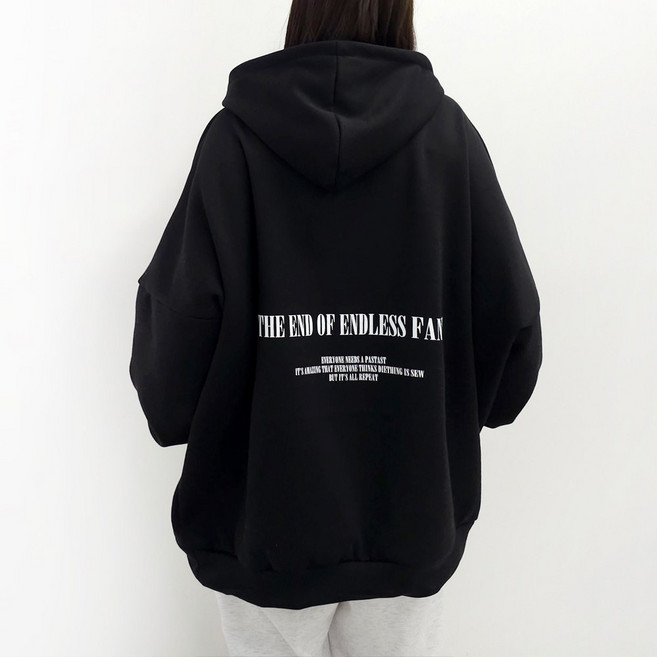6XL 3COLOR 엔드리스 후드티 55~99까지 빅사이즈 오버사이즈 루즈핏 남여공용 홈웨어 박스 후드