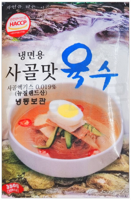 [팔도맛쟁이] 농민식품 사골맛 냉면육수, 350g, 20개