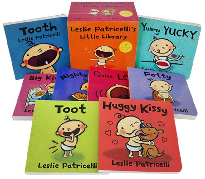 (북메카 영어원서) Leslie Patricelli's Little Library 8 Board Books 레슬리 패트리셀리 보드북, Candlewick Press