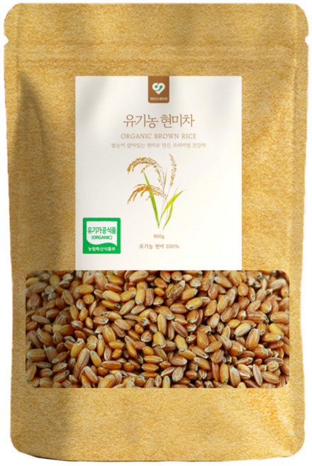 국산 25년산 저온로스팅 볶은 유기농 햇 현미차 900g 1개입, 1개
