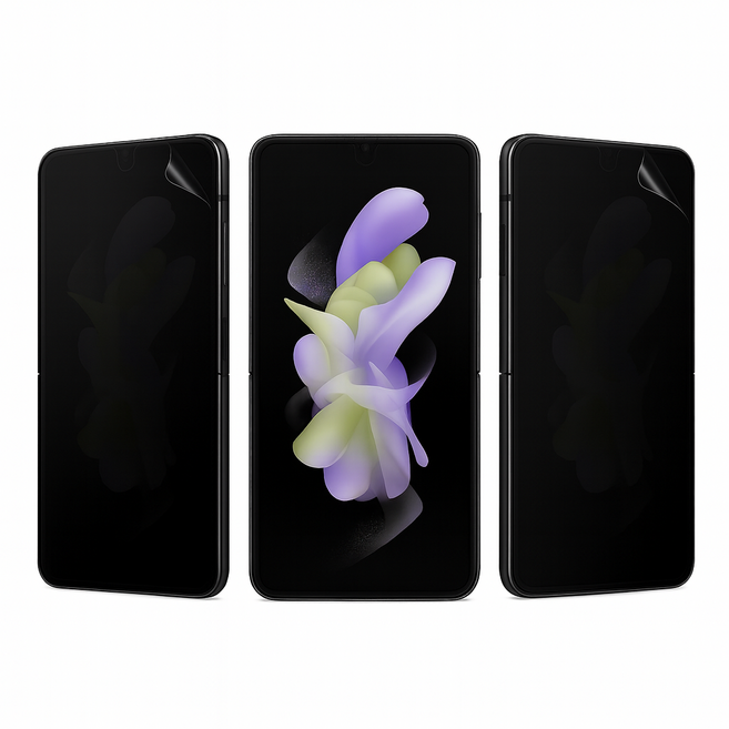 갤럭시 Z플립6 5 4 내구성 지문방지 사생활보호필름2매