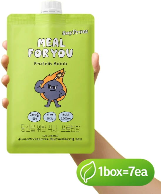 소이프롬 밀포유 프로틴밤 식물성 고단백30g 쉐이크 헬스 보충제, 350g, 1박스 - 쿠팡