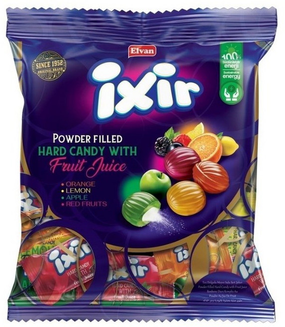 엘반 익슬 캔디 165여개 대용량 사우어가루 필링, 1개, 800g