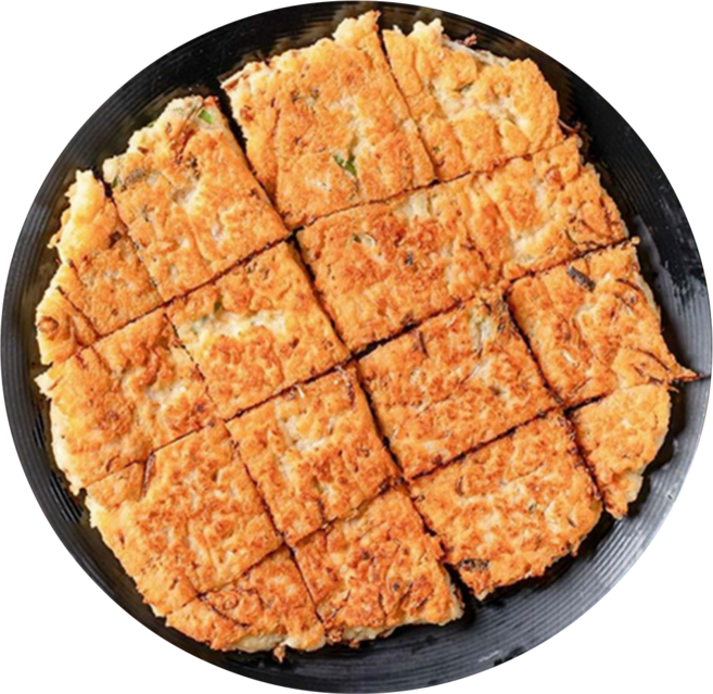 원조광명할머니빈대떡 수제녹두전 녹두 빈대떡, 300g, 3개