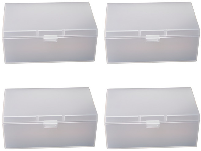 스타리움 포카 탑로더 도무송 보관 정리 수납함 무양통, 불투명, 4개