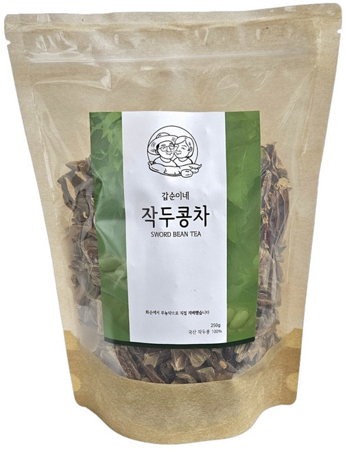 [갑순이네농원] 작두콩깍지차, 250g, 1개, 3개입