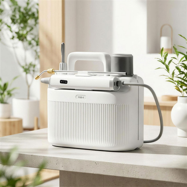 마술사 충전식 전동 분무기 농약 원예용 소독용 분무기, 화이트, 1개