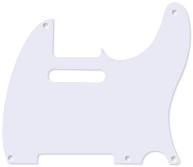 펜더 텔레 픽가드 5홀 50s Tele Pickguard 흰색, 1개