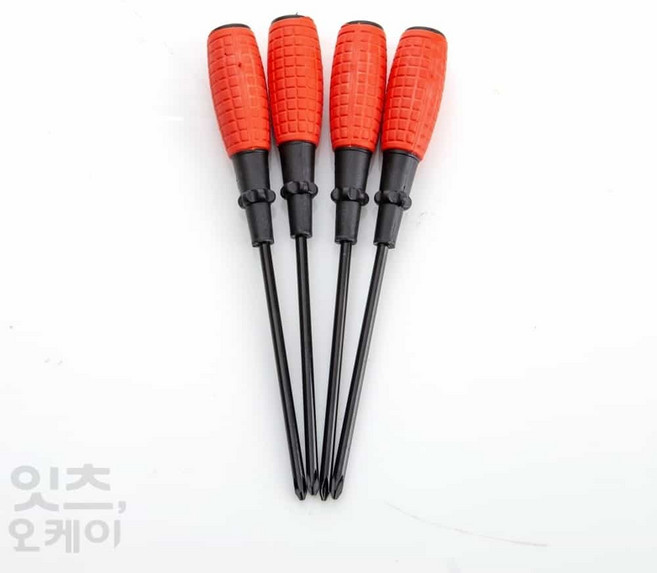 가드온 십자드라이버 4p세트 6x230mm 스크류드라이버, 1개