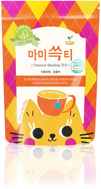 마미 쓱티 임산부차 올인원 블렌딩티 유기농 루이보스티 호박차 모과차 보리차 블렌딩차, 1개, 25개입, 2g