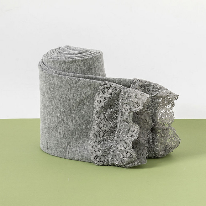 여성 봄 가을 얇은 레깅스 여성 봄가을 얇은 면 소재 레이스 트림 슬림핏 타이츠 9부 레깅스 JXH