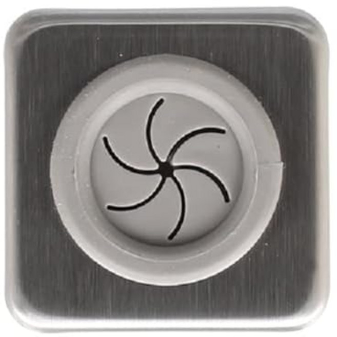 덜튼(Dulton 타월 홀더 스퀘어 사각 실버 높이 55mm 폭 55mm 깊이 23mm 타올 걸이 간단 설치 주방 세면대 CH04-H116