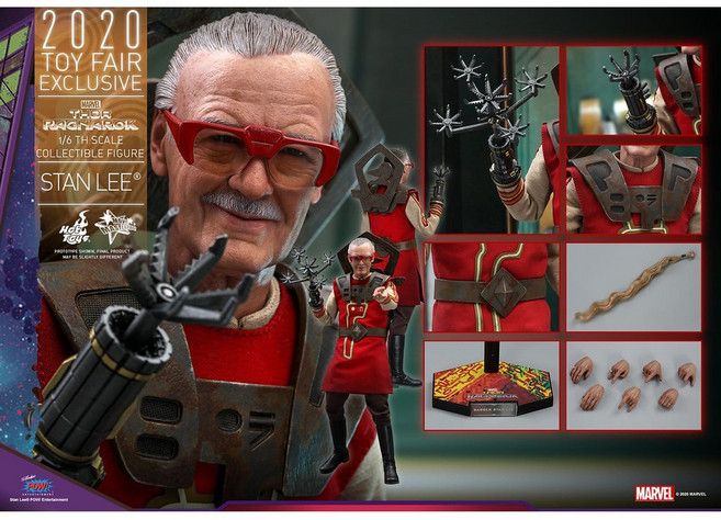 Hot Toys 2020 玩具展限定 1/6 史丹李 收藏公仔, 1個, 全新