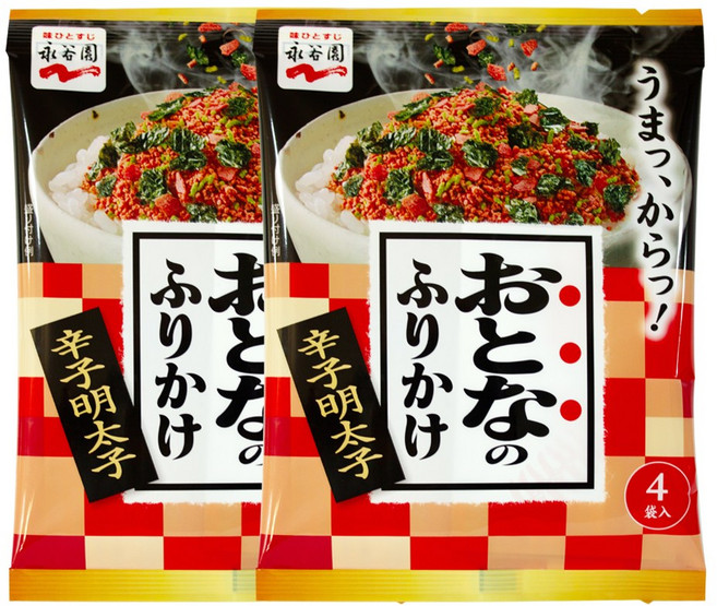 나가타니엔 후리가케 매운명란맛, 6.8g, 2개