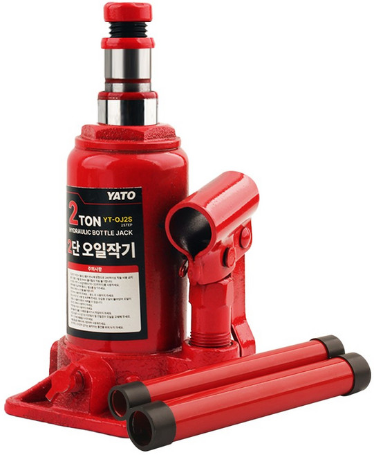 야토 오일 작기 2톤 2단 쟈키 잭 유압, 1개