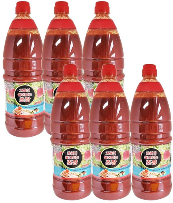 소담 과일이 들어있는 초장 초고추장, 6개, 2kg