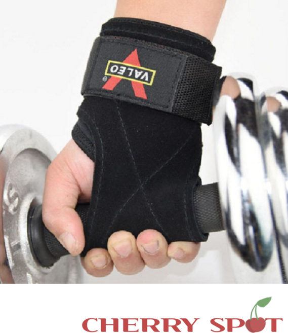 체리스팟 헬스장갑 손목 보호대 헬스 스트랩 그립 풀업 턱걸이 리프팅(발레오)남녀공용, 1개