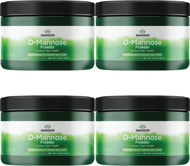 스완슨 고흡수 디 만노스 파우더 분말, 4개, 50g - 쿠팡