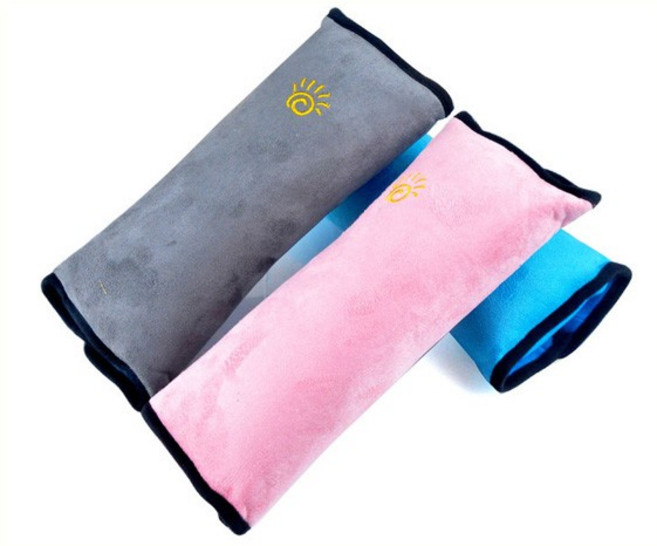 [파워쇼핑몰샵] 안전벨트베개 안전벨트쿠션 안전벨트커버 차량용 목베개 목쿠션, 1개, 선택*안전벨트베개(핑크)