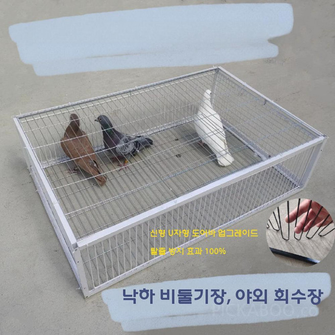 트랩 포획기 새잡는 덫 농작물 포획틀 참새 유해조류 과수원 까치 야외용 비둘기, 모델, 5 흰색 60x40x26
