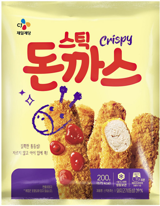 CJ 스틱돈까스, 1개, 200g