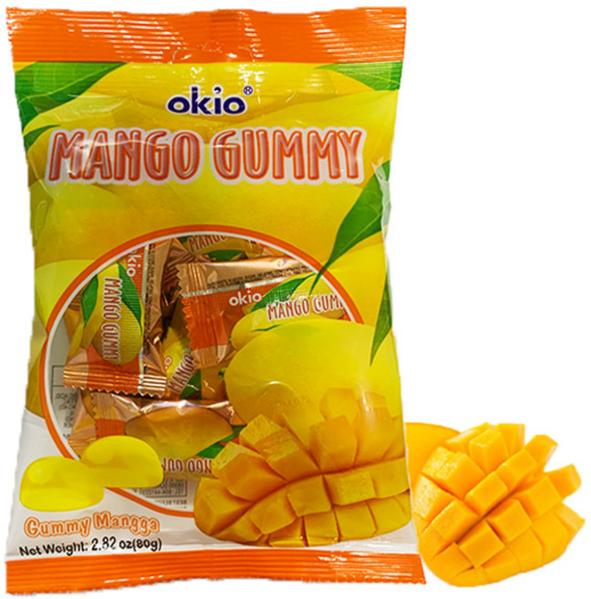 오키오 망고 구미 젤리, 5개, 80g