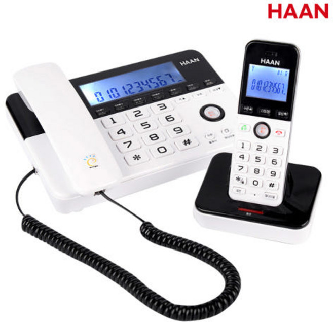 [한경희] 유무선전화기 / 2.4GHz 디지털 / 프리미엄, HCP-B502