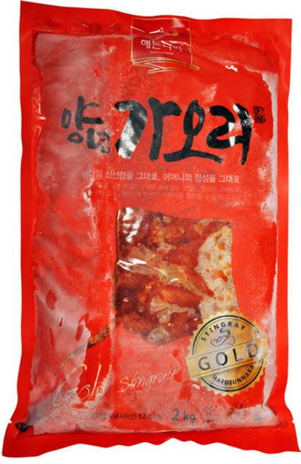 푸드마을 골드 양념가오리 2kg 가오리양념 회무침 냉면, 1개
