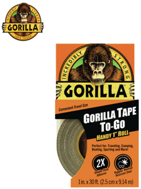 [고릴라] 다용도테이프 핸디롤 2.5cmx9.14M 블랙