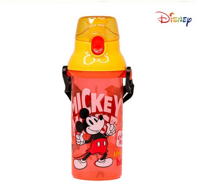 미키 앵커 어깨끈물통 원터치물통 유치원개인물통 초등학생여자아이물통 휴대용, 본상품