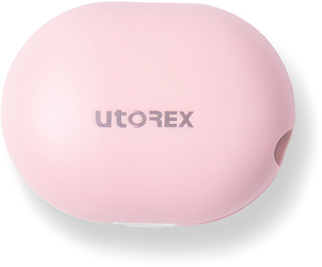 유토렉스 에그팝 충전식 UV-C 휴대용 칫솔살균기, UTC-3150P, 핑크