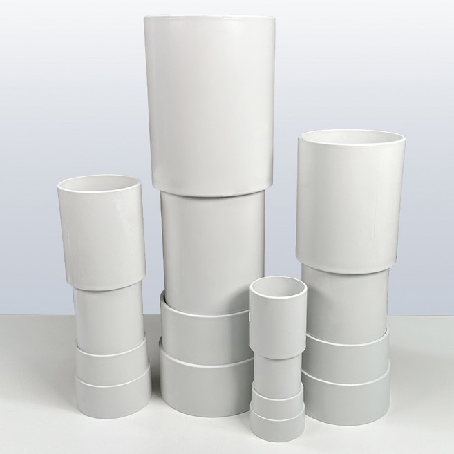 국산 PVC 파이프 배관 PVC 파이프부속 연결 수리 보수용 소켓 배관수리 이음관, 1개