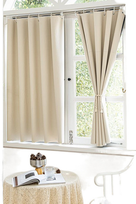 BROWMODA 창문형 무타공 거실 암막 커튼