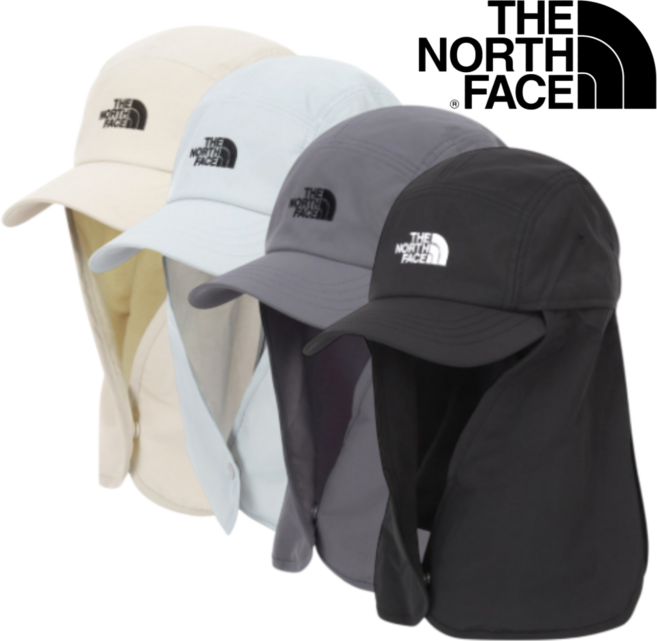 [백화점정품] 노스페이스 쉴드 캡 탈부착 차양 자외선 차단 캠핑 등산 농사 낚시 골프, 아이스쿨그레이
