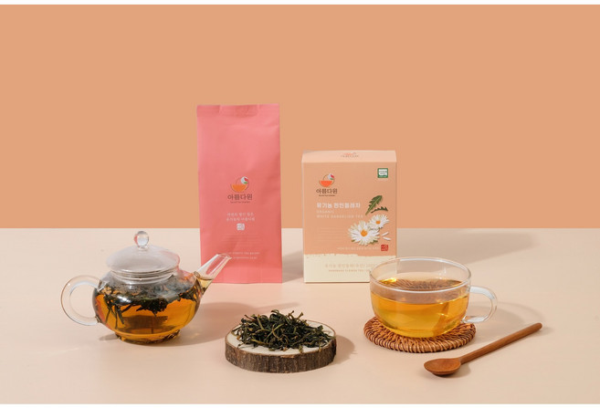 아름다원 유기농 흰민들레차 속이편한차 (원물15g 15티백), 1개, 1개입, 15g