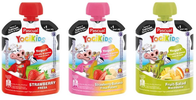 Pascual 西班牙兒童草莓優格 常溫 寶寶健康點心 補充鈣質, 1包