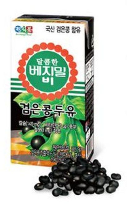 베지밀 검은콩 두유 달콤한 B 5박스 총 80팩, 190ml, 80개