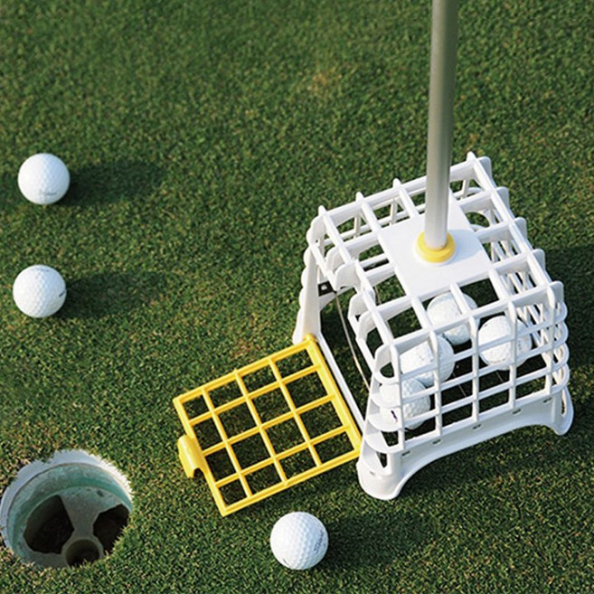 [체스골프-무료배송] 어프로치 볼집게 바구니 골프 볼피커 픽업회수기, 화이트, 1개