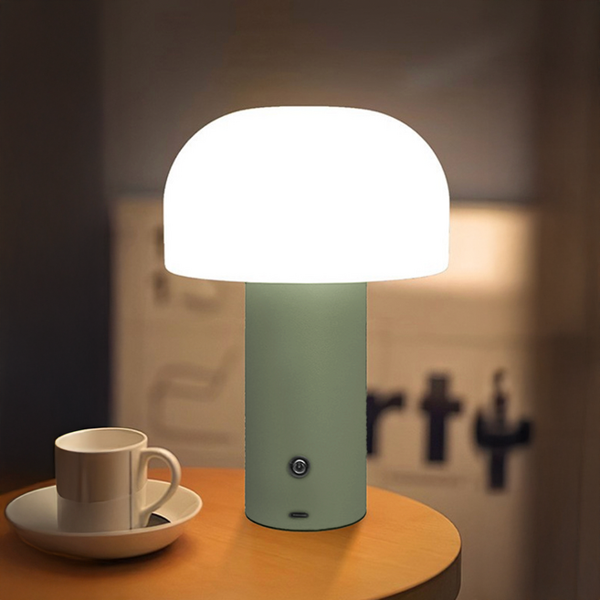 히즈엔 led 인테리어 무드등 테이블 스탠드 조명, 그린