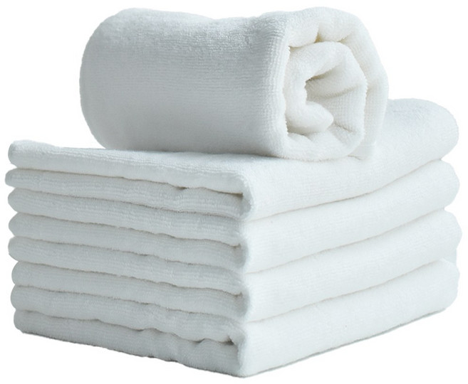 업소용 미용수건 세면타월 미용실 헬스장 네일샵 80g 면사, 10개, 화이트